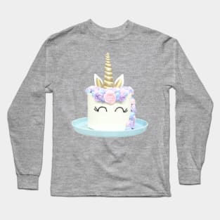 Unicorn Cake Long Sleeve T-Shirt